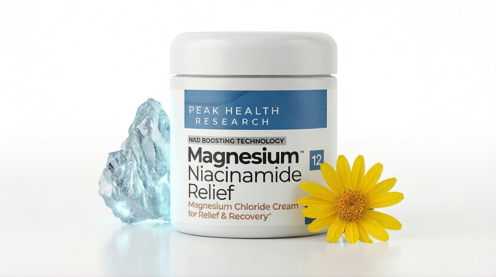 Magnesium Niacinamide Relief product jar